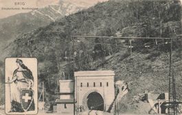 Brig simplon tunnel bahn
