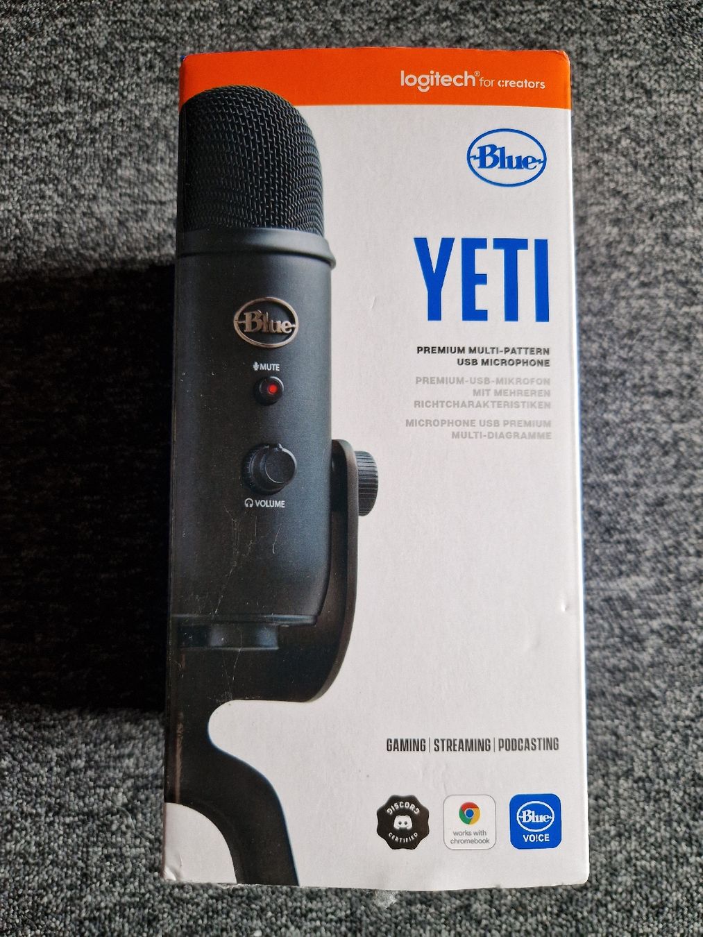 Logitech Microfoni: Blue Yeti USB Mikrofon  – Usato da Bremgarten b. Bern venduto da mic_7vys