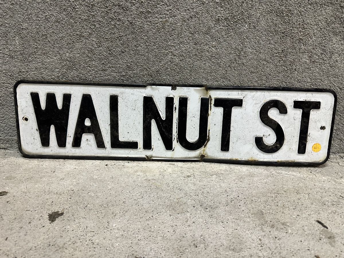 Insegne: Walnut street usa Strassenschild  – Usato da Reinach AG venduto da rares75