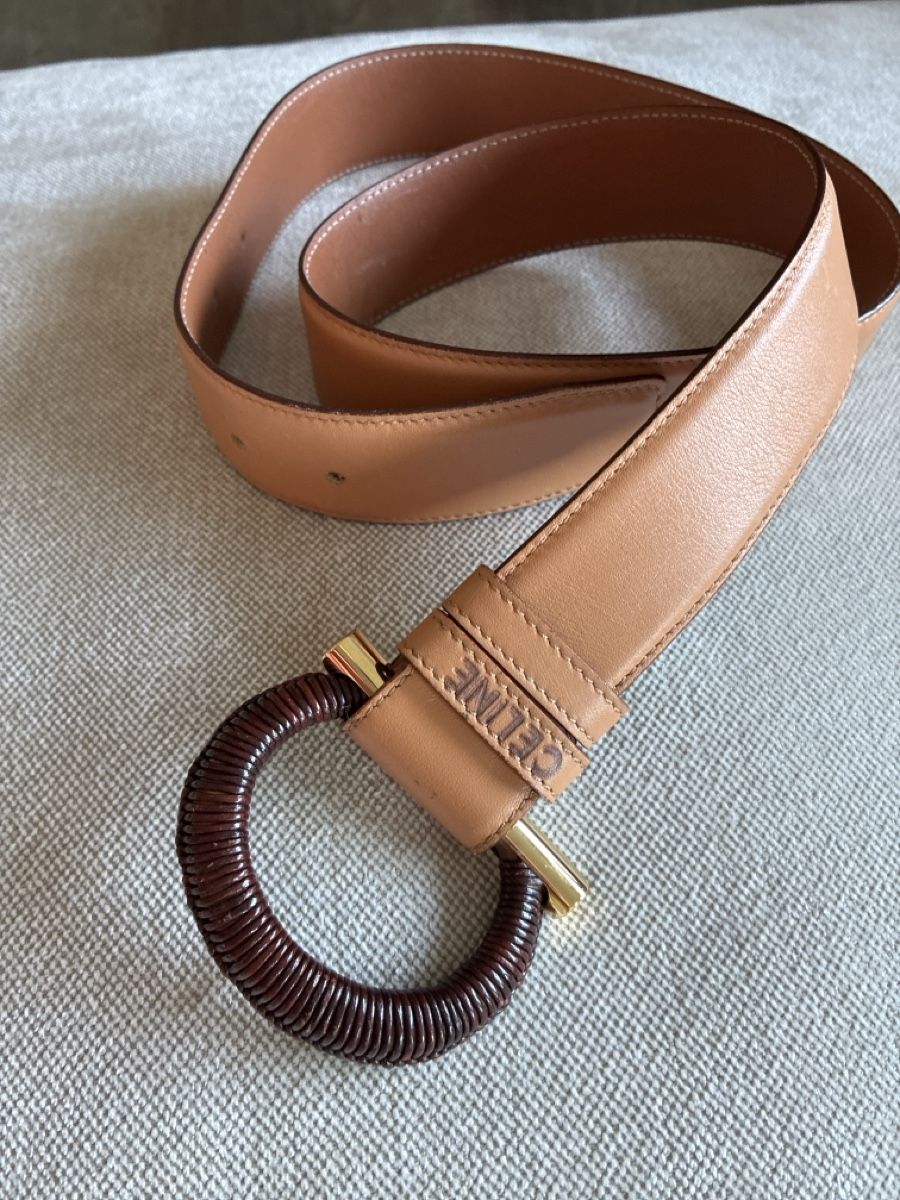 Ceintures: Gürtel CELINE Leder beige, Vintage – D'occasion à Aarau par ren_jf6f