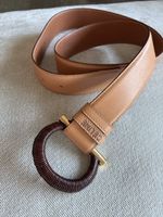 Gürtel CELINE Leder beige, Vintage 