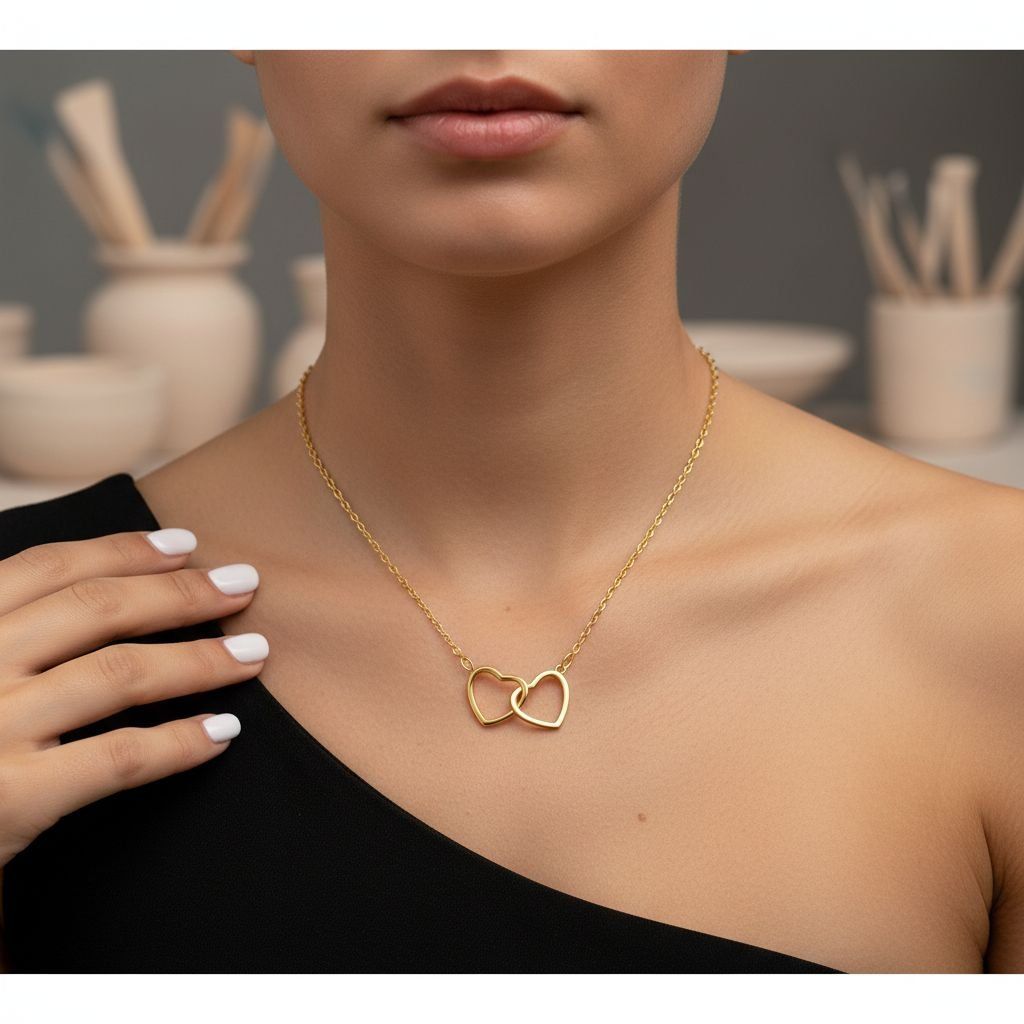 Catenine: Kette, waterproof, tarnish-free hypoallergenic 91439 – Nuovo e nell'imballaggio originale da Pontresina venduto da Sallinosbijoux 1