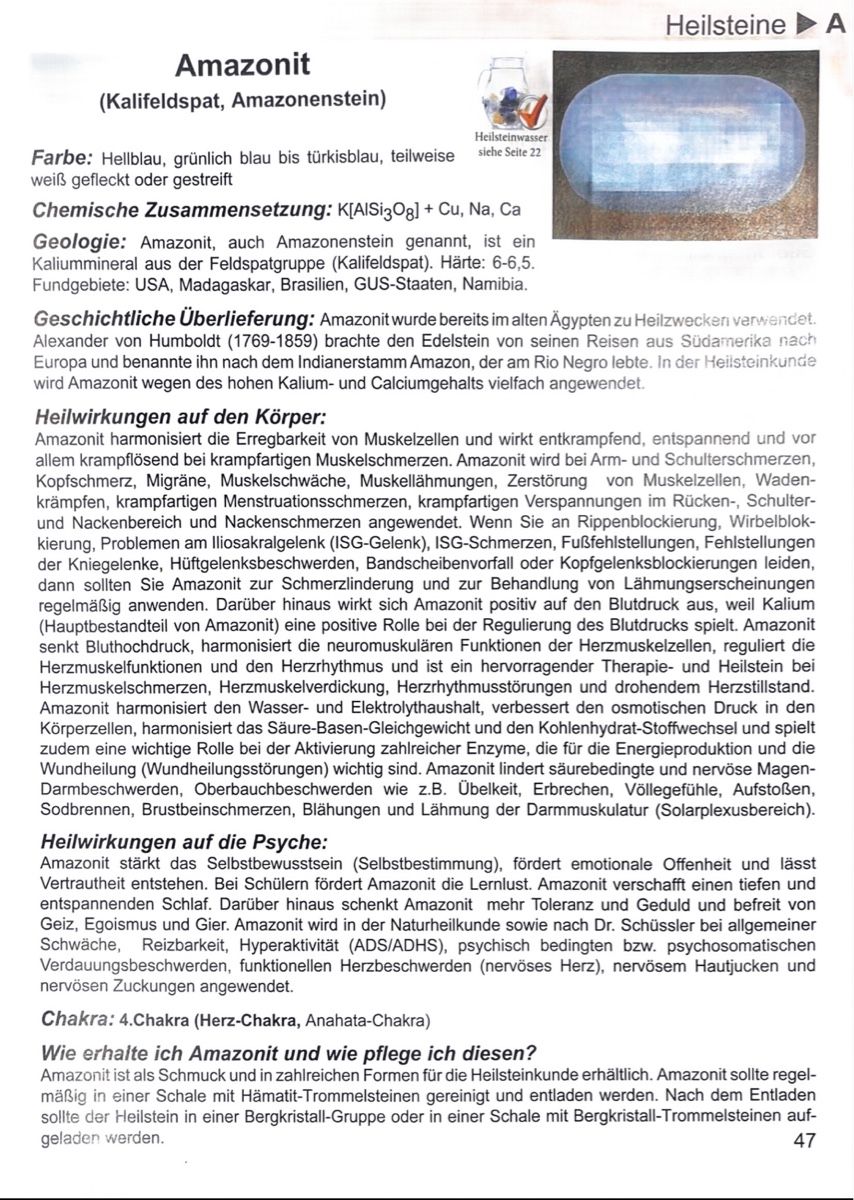 Edelsteine: Handschmeichler Amazonit – Gebraucht aus Herzogenbuchsee von grandesprit 2