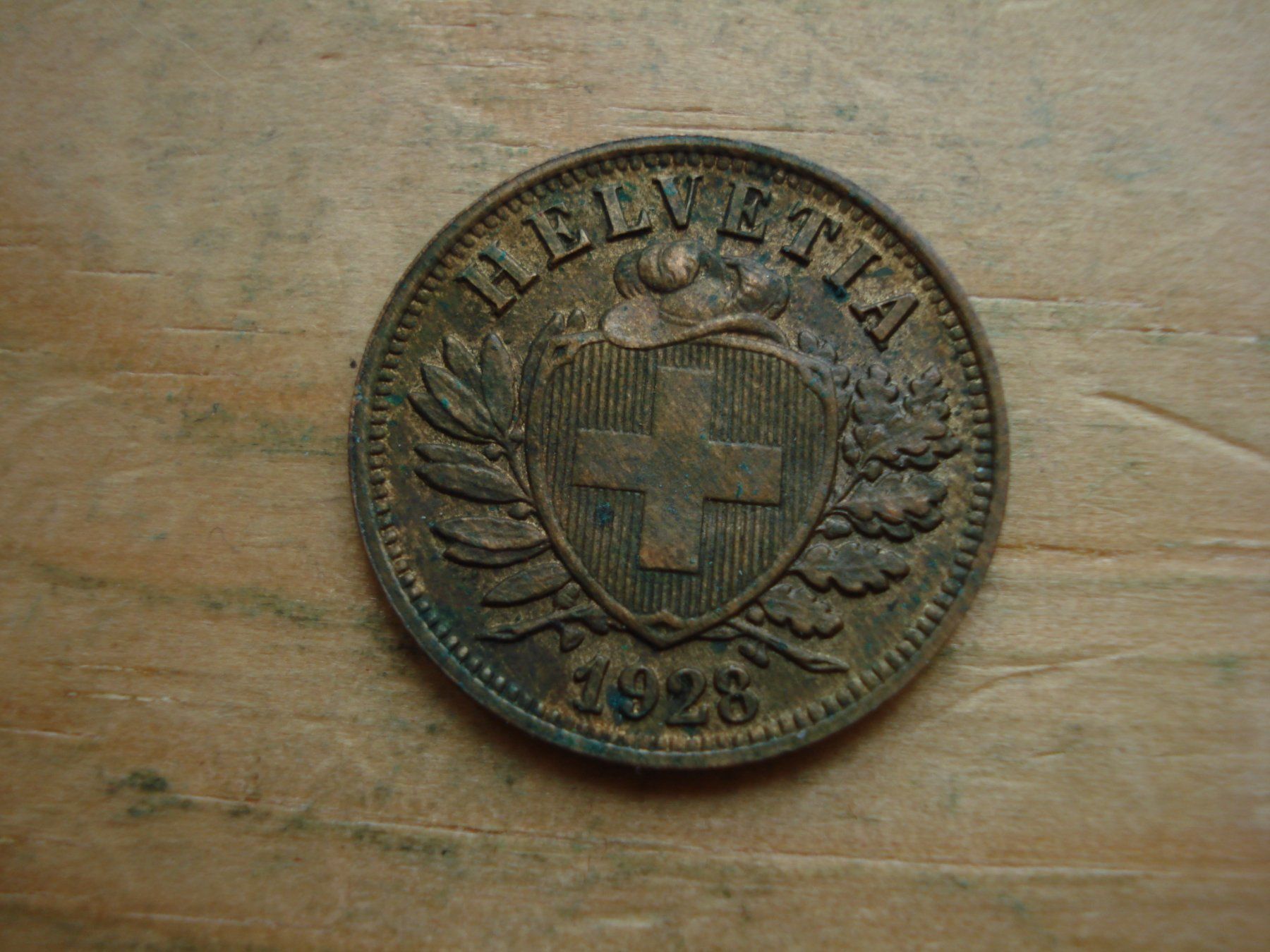 Tutti le monete: (S) 2 Rappen 1928 – Usato da Erlach venduto da Net-Coins