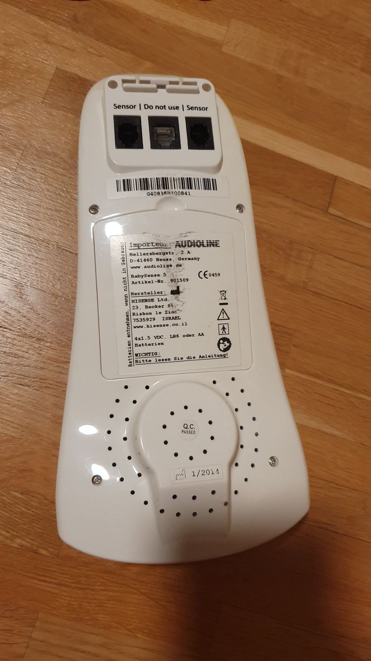 Attrezzature mediche: Audioline Babysense Atmungsmonitor mit Sensorplatten – Usato da Grabs venduto da stzoli 2