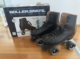 Neuwertige Nijdam Roller Skates/Rollschuhe. Echt Leder in 38