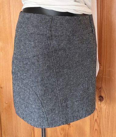 Gr 36/S MONTEGO Minirock Rock Jupes mit Wolle