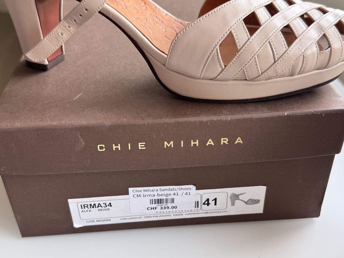Chie Mihara Scarpe da donna: Chie Mihara Sandalen Gr 41  – Nuovo e nell'imballaggio originale da Zürich venduto da Nashu 4