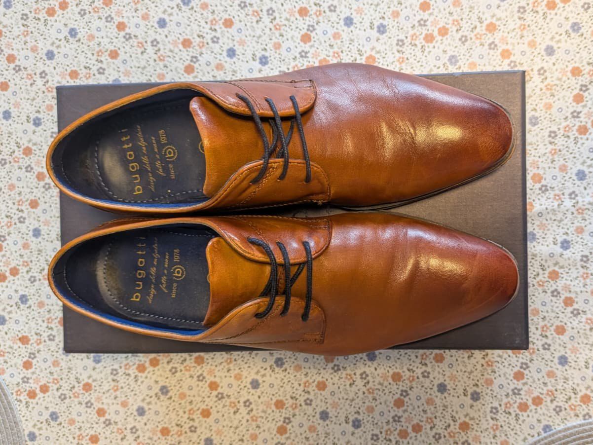 Bugatti Scarpe da uomo: Bugatti Business-Schnürer / Anzugsschuhe - cognac – Usato da Bürglen TG venduto da dan_zy87 3