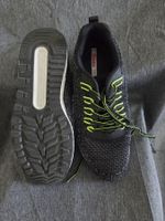 Bata Sneaker Gr. 40 Schwarz/Neongrün – wenig getragen
