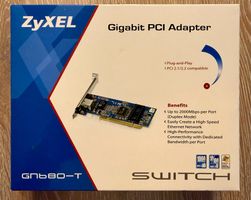 ZyXEL GNB80‑T Gigabit PCI Netzwerkkarte OVP - ungetestet