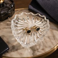 🤍 Vide-poche cœur en cristal – coupelle décorative vintage