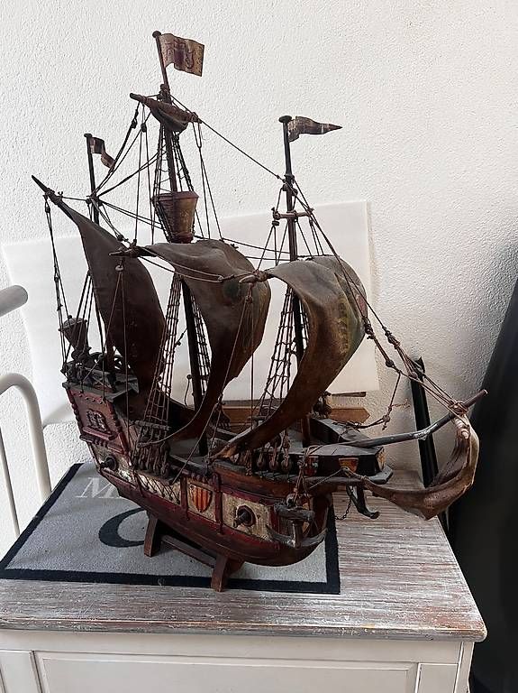 Kit di modellismo & Modellini statici: Sammlerstück historischer Schiffsmodell – Usato da Spreitenbach venduto da TorselloG. 1