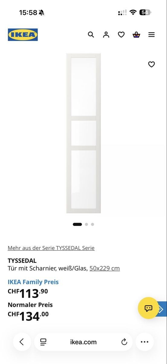 Ikea Porte: Ikea Pax Türen 6stk – Usato da Lostorf venduto da mih_7sgh 1