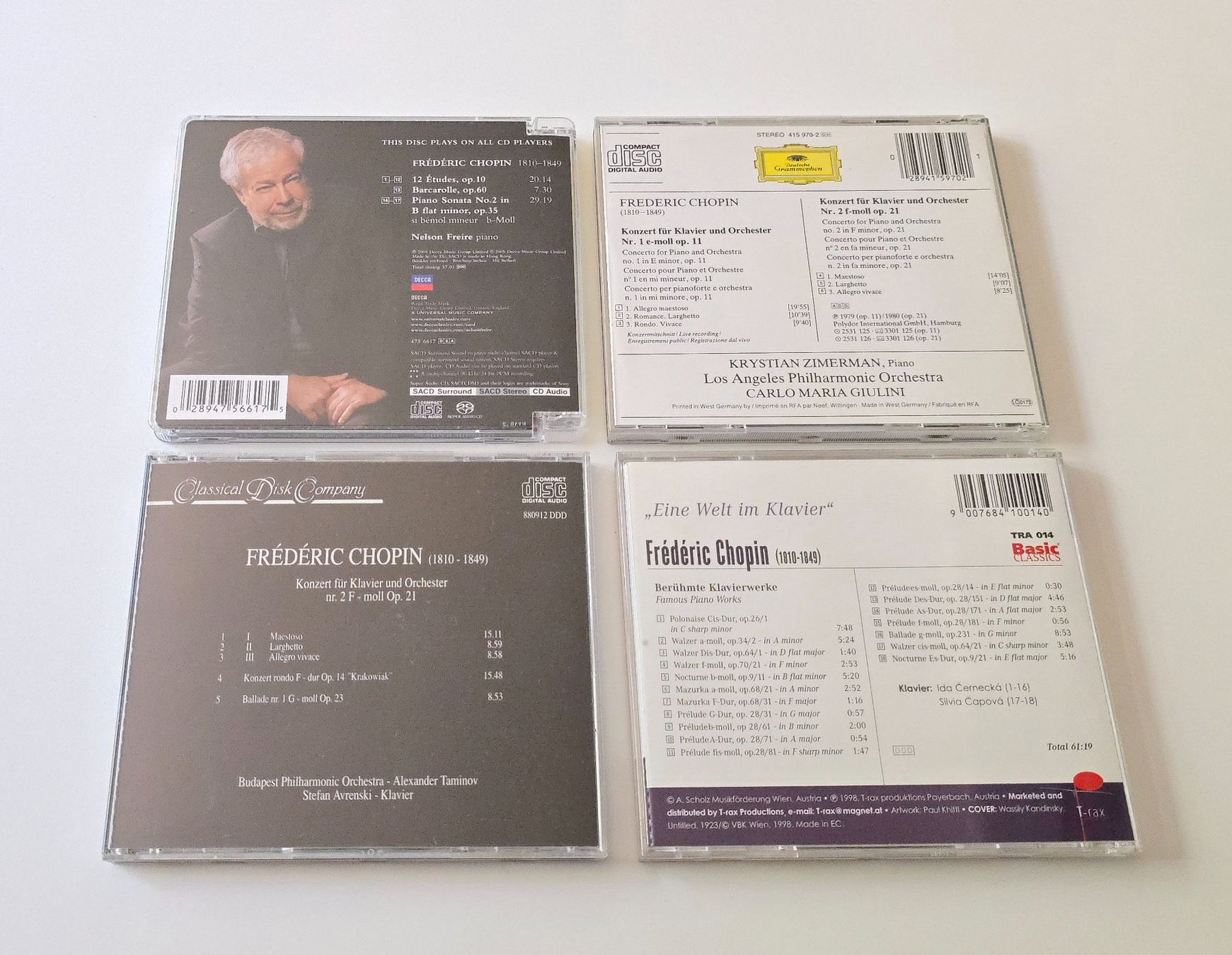 CDs: 4 CD Thema Chopin – Gebraucht aus Dättlikon von Wundertuete_ 1
