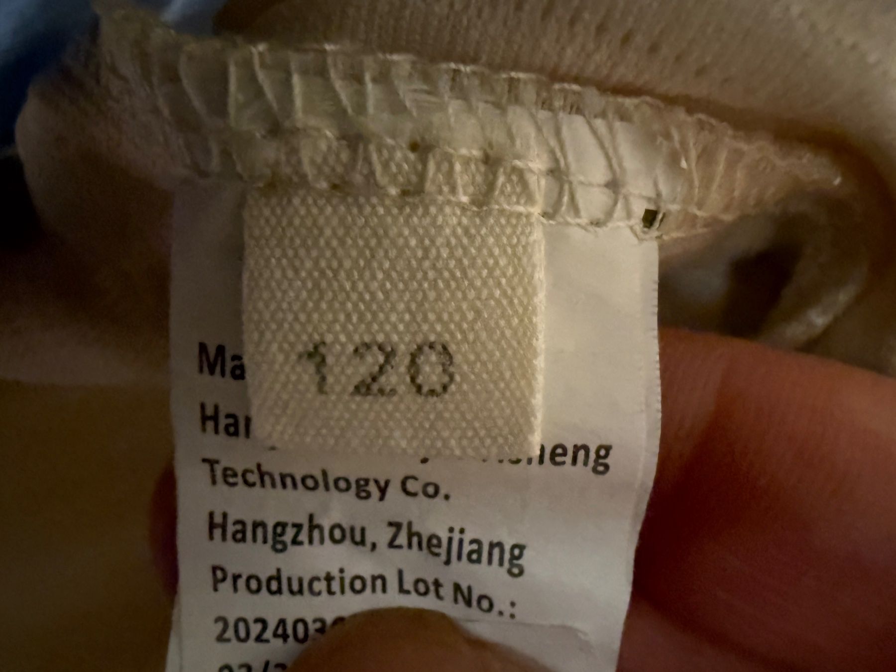 Pantaloni: Stoffhose hell glänzend mit Fleck Gr. 120 – Usato da Hundwil venduto da Sandysan1702 3