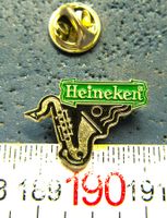 HEINEKEN BIER SAXOPHONE PIN MUSIC SILBRIG