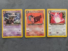 Pokémon Neo Destiny 3x 