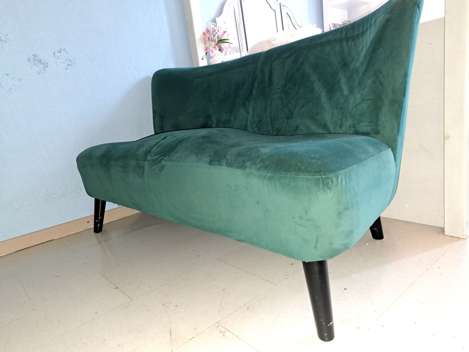 Divani: Sofa 140cm dunkelgrün gebraucht – Usato da Rorbas venduto da Roethlin