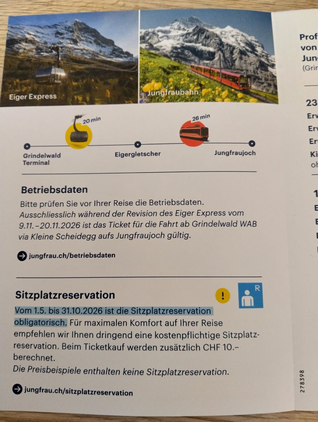 Buoni: Gutschein Jungfraujoch bis 50% Rabatt – Nuovo (secondo la descrizione) da Full-Reuenthal venduto da Ilor0309 1