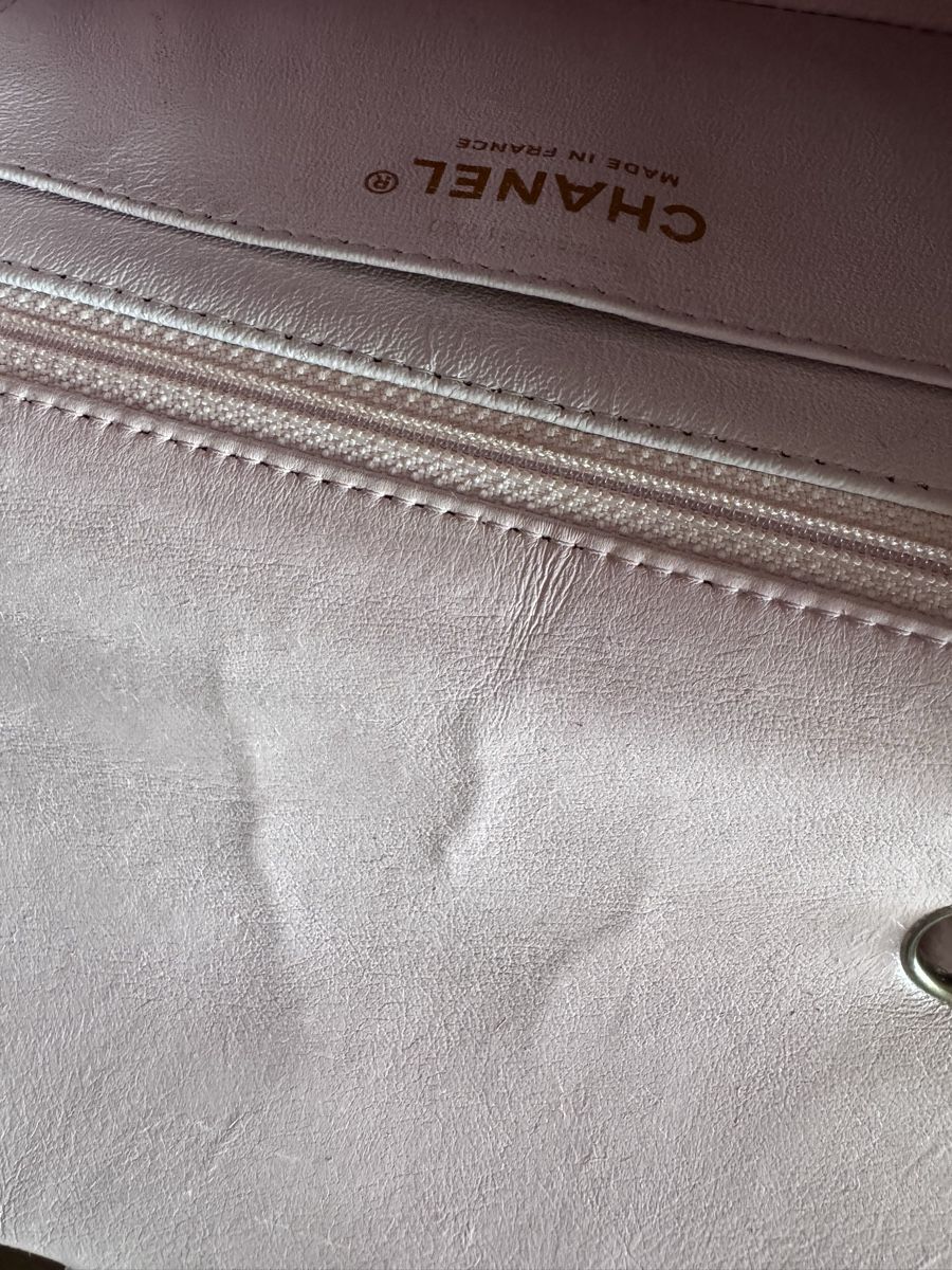 Chanel Borse: Chanel Mini Rectangular Flap Bag Light Pink Leather – Usato da Zürich venduto da amber123 8