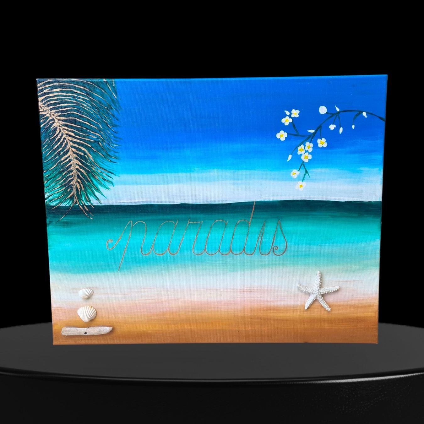 Dipinti: Tableau acrylique "PARADIS" Unique(Peint Main)Retrait – Nuovo e nell'imballaggio originale da Etoy venduto da MyStyleMyMode 6