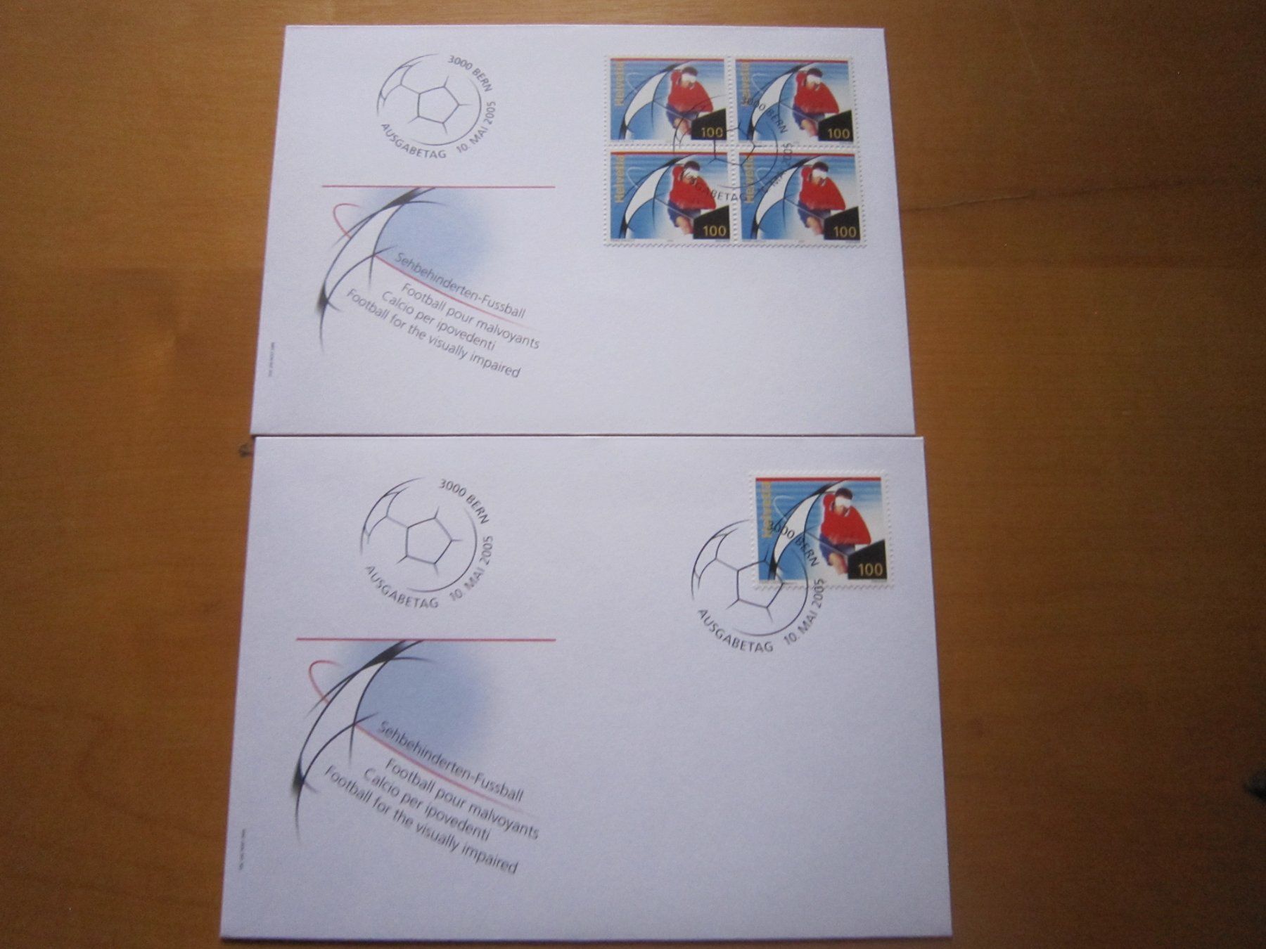 Tutti i francobolli: CH 2005 FDC  einzeln und 4er AB NUR 75 RP – Usato da Gordola venduto da Polentaefung