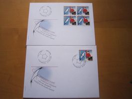 CH 2005 FDC  einzeln und 4er AB NUR 75 RP
