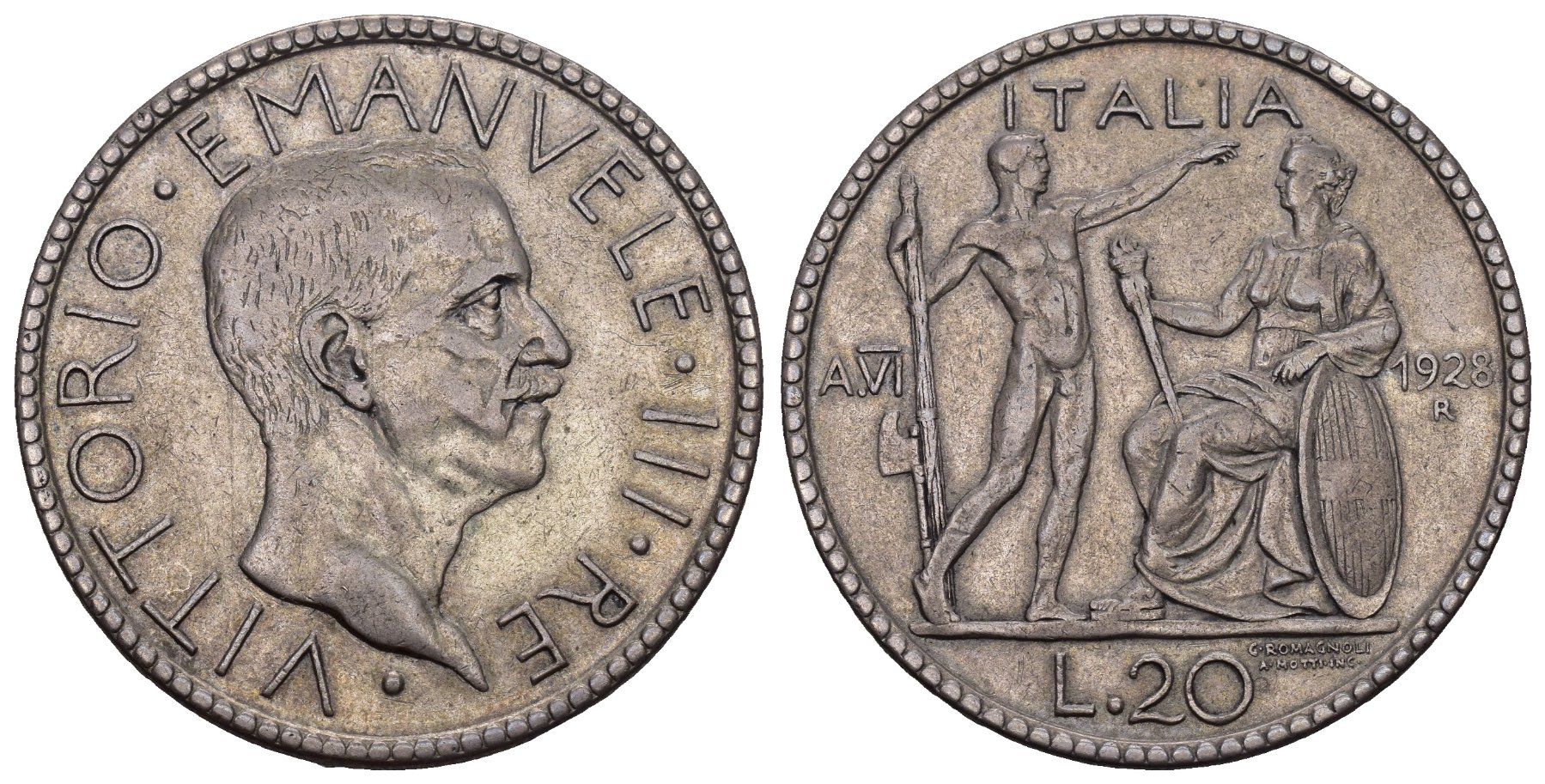 Toutes les monnaies: Italien 1928R – D'occasion à Bern par numismatictops