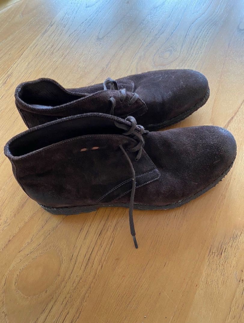 Scarpe da uomo: Boots - Brown Suede Chukka – Usato da Zürich venduto da Grothschild 2