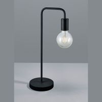 Tischleuchte, 51 cm höhe, Schwarz