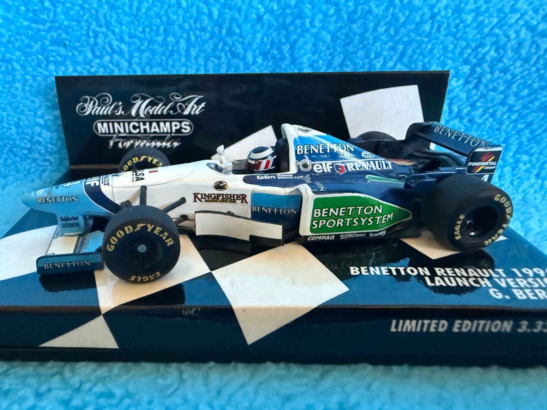 Minichamps Modellini d'auto: F1 Benetton Renault 1996 Launch Version G.Berger – Nuovo (secondo la descrizione) da St-Imier venduto da frederique6