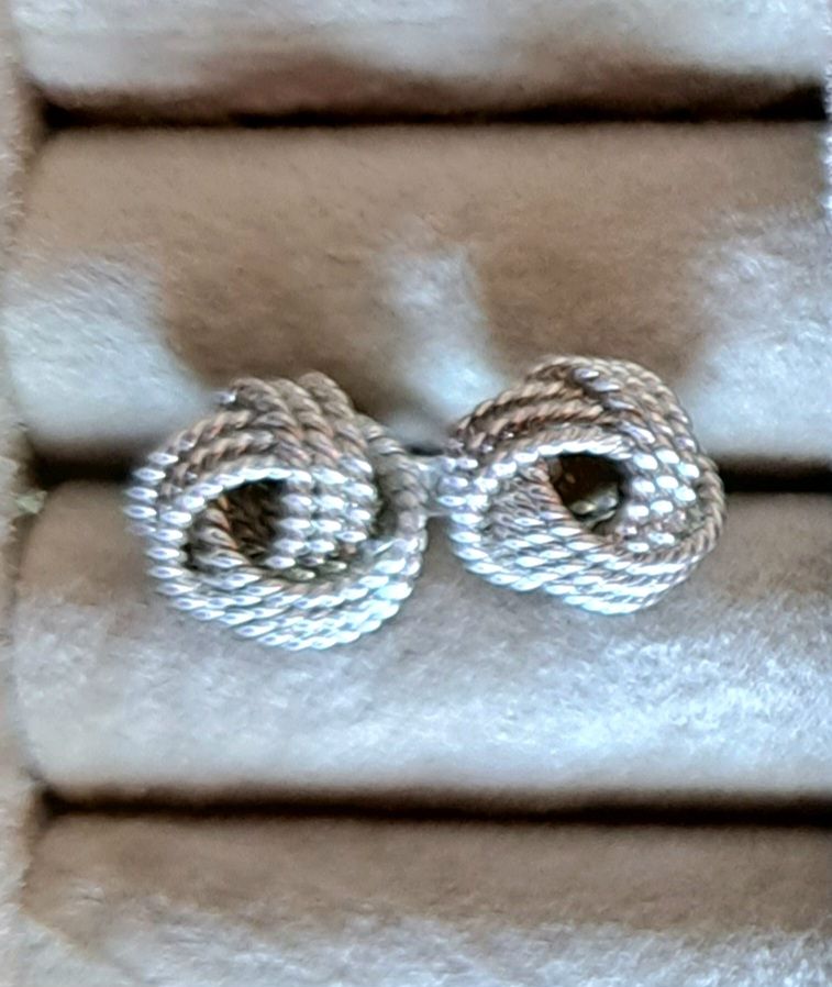Orecchini pendenti & Orecchini a lobo: Argent 925 clous d´oreilles "SIX" vintage – Usato da Hauterive NE venduto da ali_vintage 3