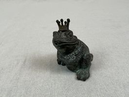 SKULPTUR für Garten – Frosch König Wasserspeier