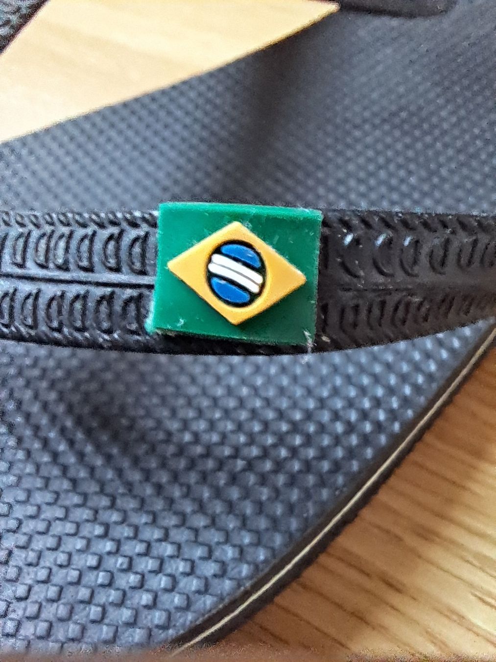 Chaussures hommes: Flip-Flops Brasil Flagge Schwarz  – D'occasion à Biel/Bienne par sof_yx5y 2