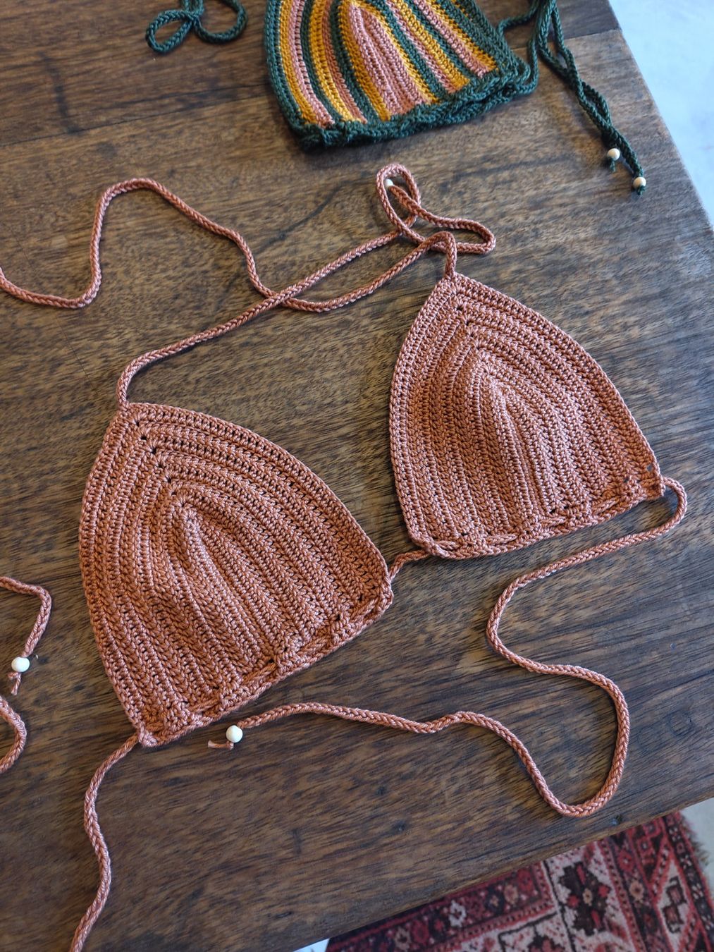 Costumi da bagno & Bikini: Bikini top gehäckelt baumwolle S – Nuovo (secondo la descrizione) da Losone venduto da ell_nora89