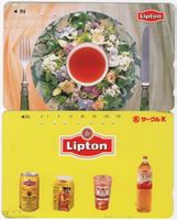 Lipton Tea - 2 seltene Werbe Motiv Telefonkarten aus Japan