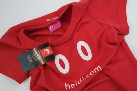 Heidi .com Damen Heidi T-Shirts/Made in Turkey/rot/Gr.S/NEU