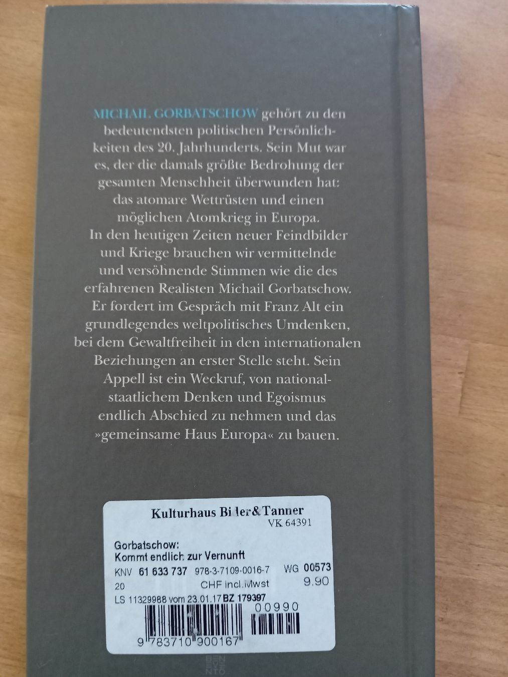 Libri: Büchlein: Michail Gorbatschow an die Welt – Usato da Witterswil venduto da hele04 1