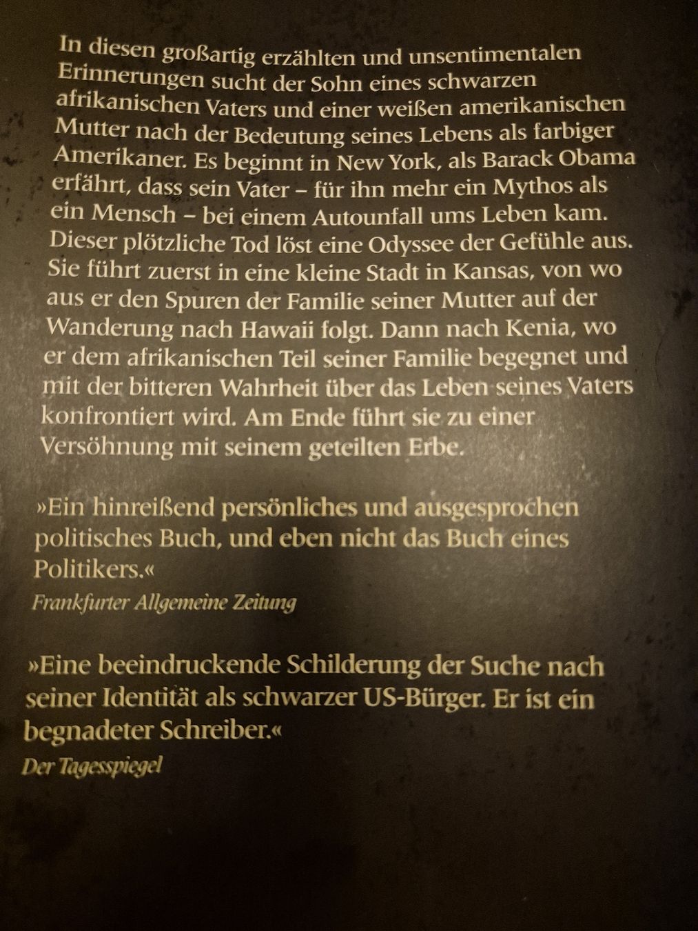 Bücher: Barack Obama - Ein amerikanischer Traum – Gebraucht aus Niederglatt ZH von HaloHos 1