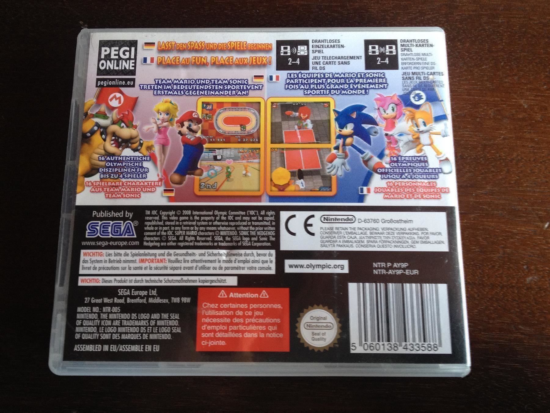 Nintendo Giochi: Mario & Sonic - Aux jeux olympiques – Usato da Farvagny-le-Grand venduto da LaCaverne 2