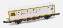 Fleischmann Spur N 2achs. Wagen Containerservice Switzerland
