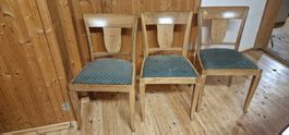 Antike Biedermeier Holzstühle  3 Stück