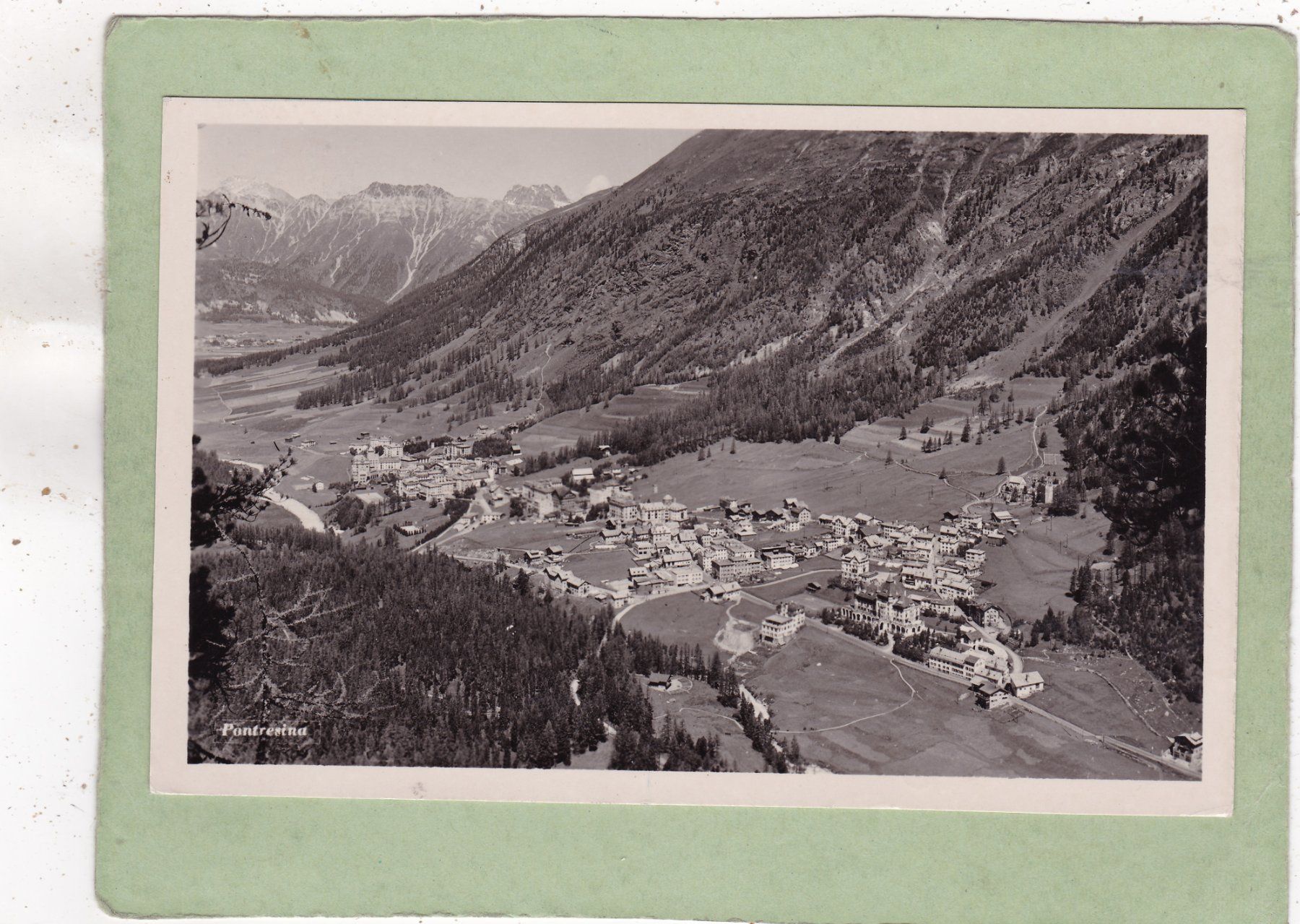 Cartoline postali: Pontresina 1947 – Usato da Herisau venduto da Lisegrat2008