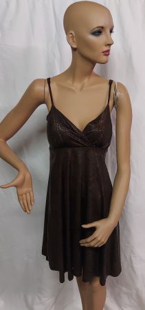 Neues braunes Sommerkleid, Grösse 36