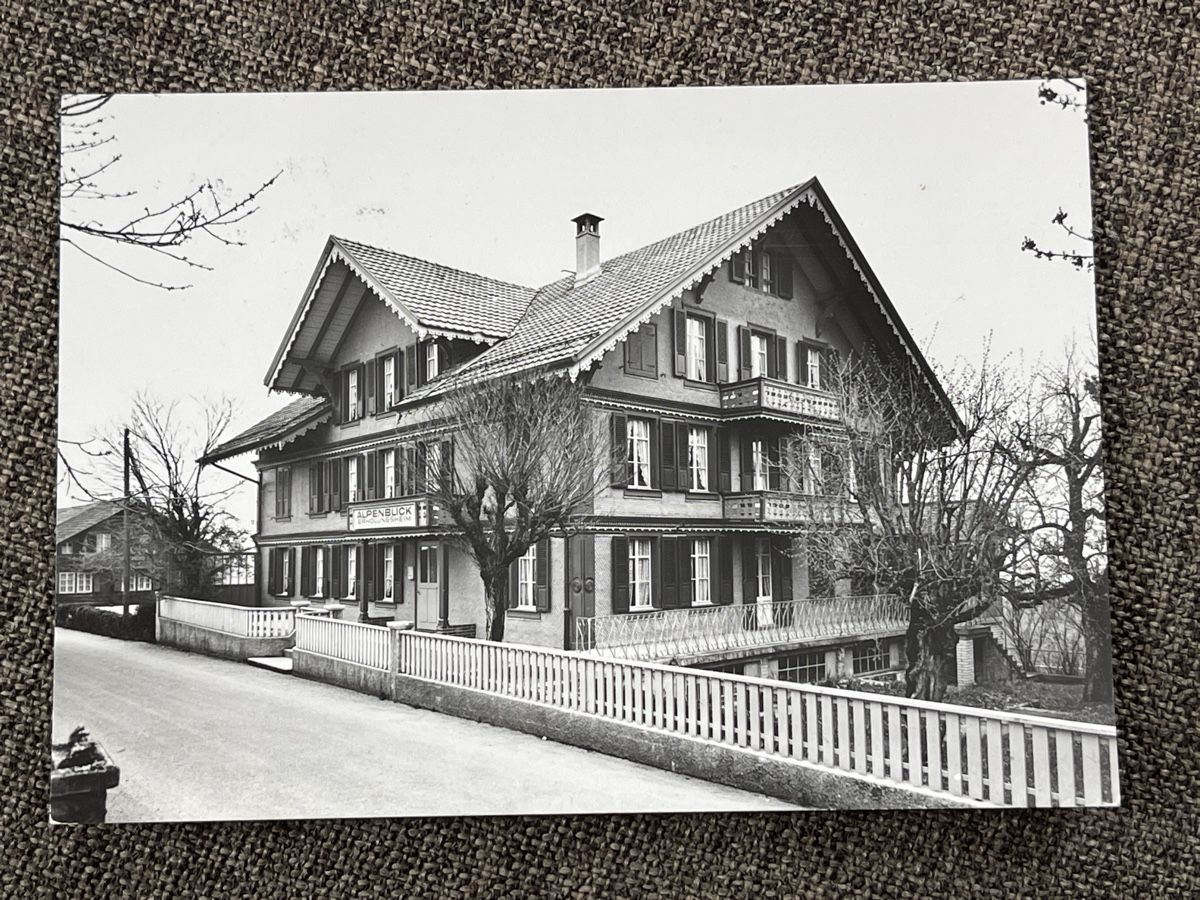Cartoline postali: Alte Ansichtskarte Aeschi bei Spiez, Ferienheim – Usato da Strengelbach venduto da Aschatan5