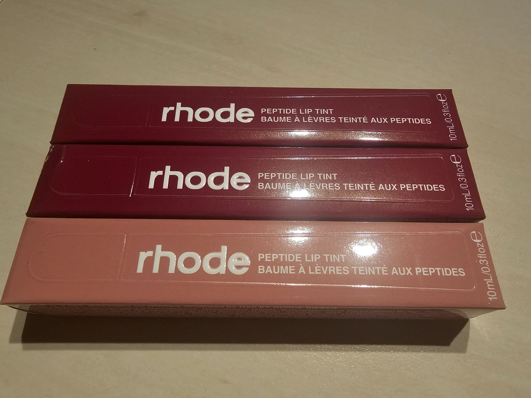 Make-up: 3 Rhode Peptide Lip Tints – Nuovo (secondo la descrizione) da Balterswil venduto da Dikdik1992