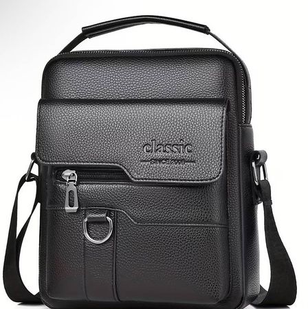 Herren Vintage PU Crossbody nagelneu 