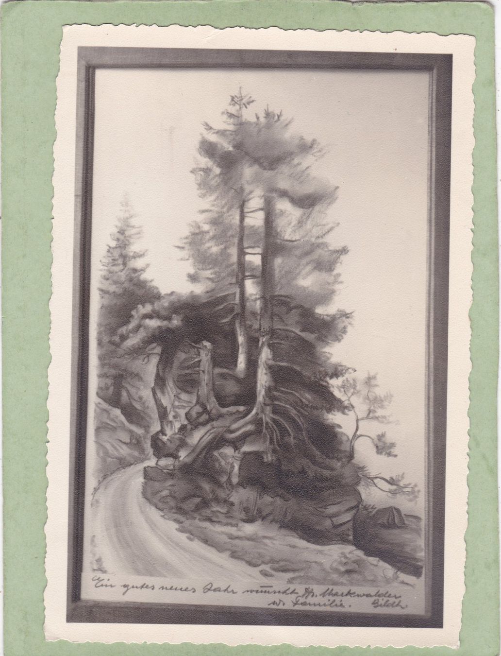 Ansichtskarten: Kitsch Kunst Landschaft – Gebraucht aus Herisau von Lisegrat2008