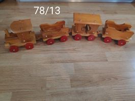 Train en bois jouet